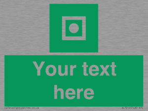 Custom sign safe condition Shipboard general alarm